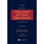 Mulla : The Code of Civil Procedure (3 Vol. Set)