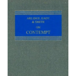 Arlidge, Eady and Smith on Contempt
